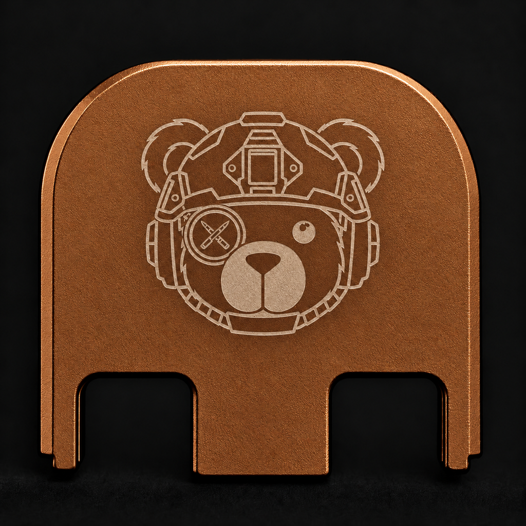 Charlie // Operator — Cerakoted Glock Back Plate